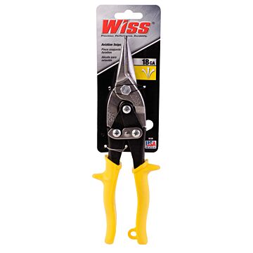 Wiss Aviation Straight Snips (Yellow) 9-3/4 in.