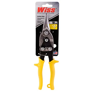 Wiss Aviation Straight Snips (Yellow) 9-3/4 in.