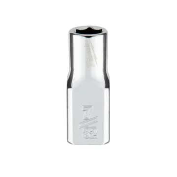 Milwaukee 1/4" Drive 7/32" SAE Socket with FOUR FLAT™ Sides