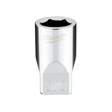 Milwaukee 1/4" Drive 3/8" SAE Socket with FOUR FLAT™ Sides