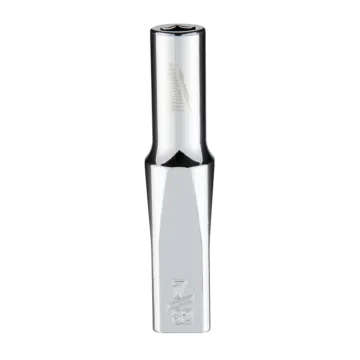 Milwaukee 1/4" Drive 7/32" SAE Deep Socket with FOUR FLAT™ Sides