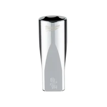 Milwaukee 1/4" Drive 9/16" SAE Deep Socket with FOUR FLAT™ Sides