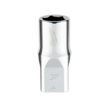 Milwaukee 1/4" Drive 7mm Metric Socket with FOUR FLAT™ Sides