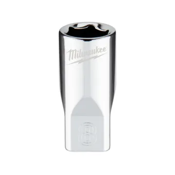 Milwaukee 1/4" Drive 8mm Metric Socket with FOUR FLAT™ Sides