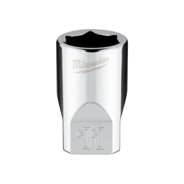 Milwaukee 1/4" Drive 11mm Metric Socket with FOUR FLAT™ Sides