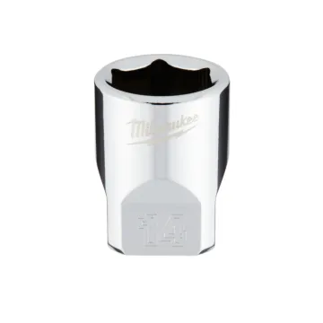 Milwaukee 1/4" Drive 14mm Metric Socket with FOUR FLAT™ Sides