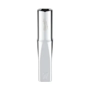 Milwaukee 1/4" Drive 7mm Metric Deep Socket with FOUR FLAT™ Sides
