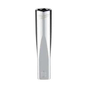Milwaukee 1/4" Drive 8mm Metric Deep Socket with FOUR FLAT™ Sides