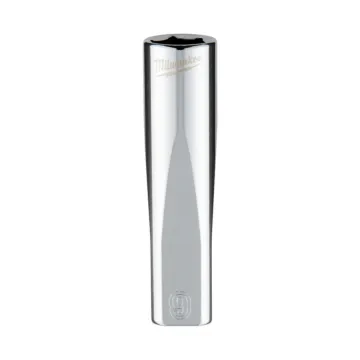 Milwaukee 1/4" Drive 9mm Metric Deep Socket with FOUR FLAT™ Sides