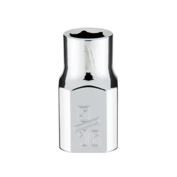 Milwaukee 3/8" Drive 5/16" SAE Socket with FOUR FLAT™ Sides