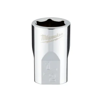 Milwaukee 3/8" Drive 1/2" SAE Socket with FOUR FLAT™ Sides