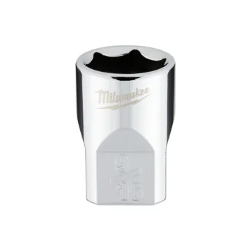 Milwaukee 3/8" Drive 9/16" SAE Socket with FOUR FLAT™ Sides