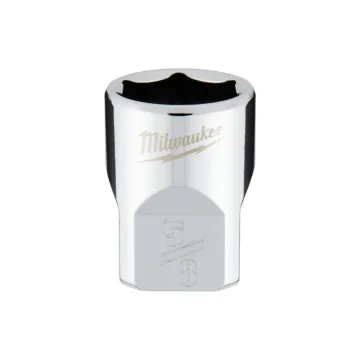 Milwaukee 3/8" Drive 5/8" SAE Socket with FOUR FLAT™ Sides