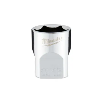 Milwaukee 3/8" Drive 11/16" SAE Socket with FOUR FLAT™ Sides