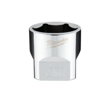 Milwaukee 3/8" Drive 15/16" SAE Socket with FOUR FLAT™ Sides