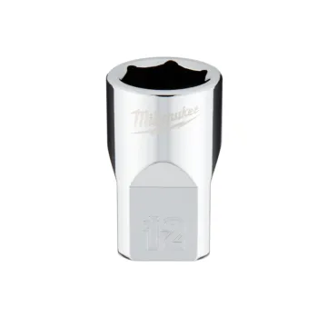 Milwaukee 3/8" Drive 12mm Metric Socket with FOUR FLAT™ Sides