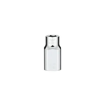 Milwaukee 1/2" Drive10MM Metric 6-Point Socket with FOUR FLAT™ Sides