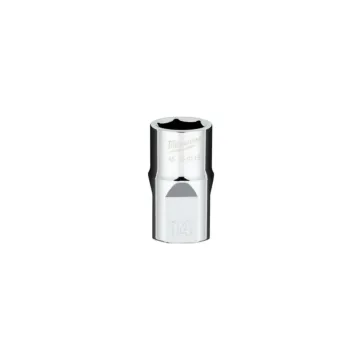 Milwaukee 1/2" Drive 14MM Metric 6-Point Socket with FOUR FLAT™ Sides