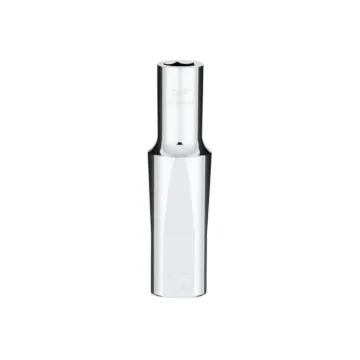 Milwaukee 1/2" Drive 10MM Metric 6-Point Deep Socket with FOUR FLAT™ Sides