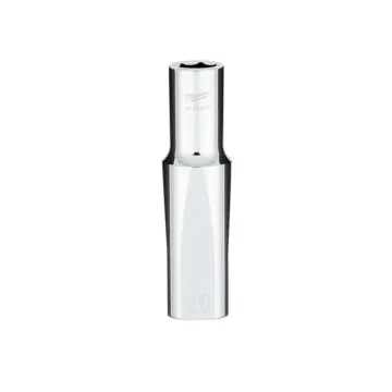 Milwaukee 1/2" Drive 11MM Metric 6-Point Deep Socket with FOUR FLAT™ Sides