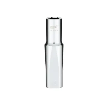 Milwaukee 1/2" Drive 12MM Metric 6-Point Deep Socket with FOUR FLAT™ Sides