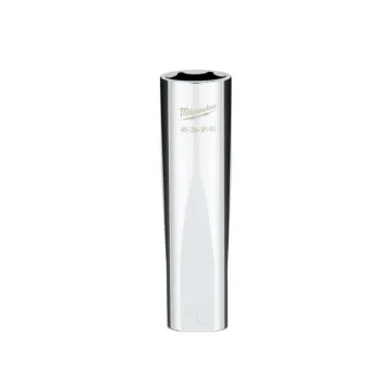 Milwaukee 1/2" Drive 16MM Metric 6-Point Deep Socket with FOUR FLAT™ Sides