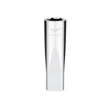 Milwaukee 1/2" Drive 17MM Metric 6-Point Deep Socket with FOUR FLAT™ Sides