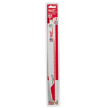 Milwaukee 12" 5 TPI AX™ SAWZALL® Blade for Wood with Nails (5 PK)