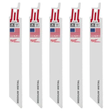 Milwaukee 6" 14 TPI SAWZALL® Blade for Medium Metal (5 PK)