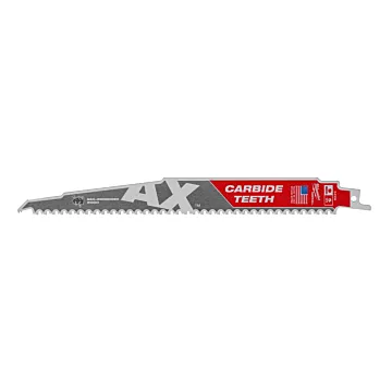 Milwaukee 9" 5 TPI AX™ with Carbide Teeth SAWZALL® Blade for Wood with Nails (1 PK)