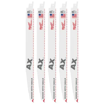 Milwaukee 12" 5 TPI AX™ SAWZALL® Blade for Wood with Nails (25 PK)