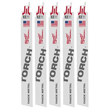 Milwaukee 9" 10 TPI TORCH™ SAWZALL® Blade for Thick Metal (25 PK)