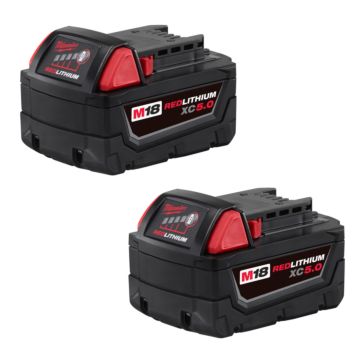Milwaukee M18™ REDLITHIUM™ XC5.0 Extended Capacity Battery (2pk)