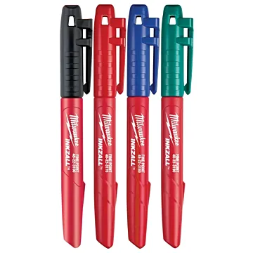Milwaukee 4PK INKZALL™ Color Fine Point Marker