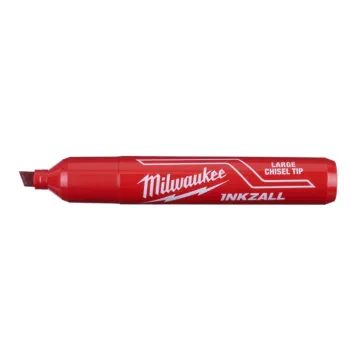 Milwaukee INKZALL™ (12) Large Chisel Tip Red Marker