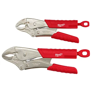 Milwaukee 2PC TORQUE LOCK™ Curved Jaw Locking Pliers Set