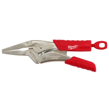 Milwaukee 6" TORQUE LOCK™ Long Nose Locking Pliers with Grip