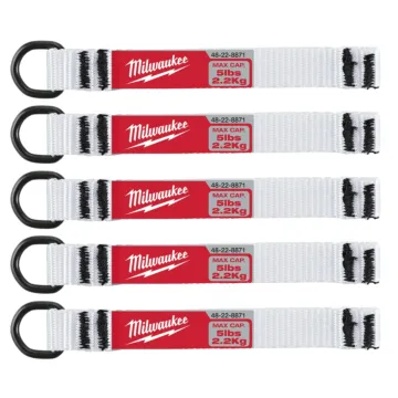 Milwaukee 5pc 5lb D-Ring Web Attachment