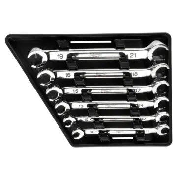 Milwaukee 6pc Double End Flare Nut Wrench Set - Metric