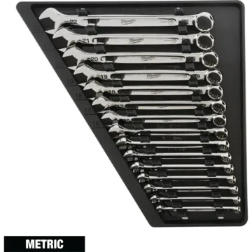 Milwaukee 15pc Combination Wrench Set - Metric