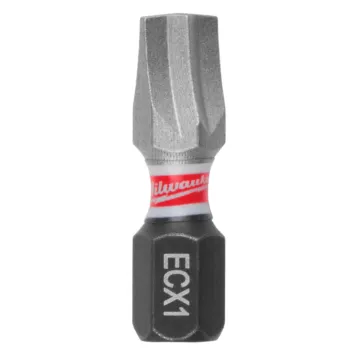 Milwaukee SHOCKWAVE™ Impact Duty 1" ECX™ 1 Insert Bits (25 PK)