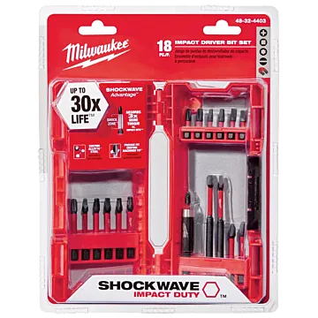 Milwaukee 18PC SHOCKWAVE™ Impact Duty Driver Bit Set