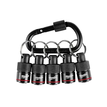 5PC Bit Holder w/ Carabiner