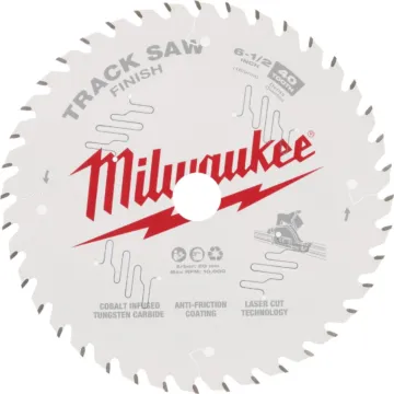 Milwaukee 40T Finish Track Saw Blade - 6-1/2 in.