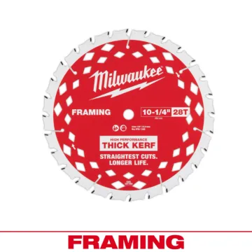 Milwaukee 28T Thick Kerf Framing Circular Saw Blade - 10-1/4 in.