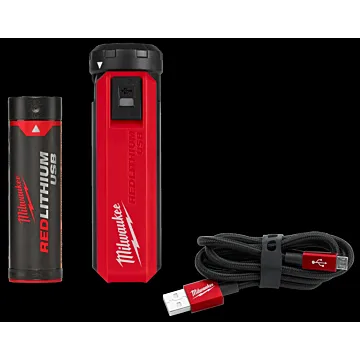 Milwaukee REDLITHIUM™ USB Charger & Portable Power Source Kit
