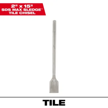 Milwaukee SDS Max SLEDGE™ 2" Tile Chisel