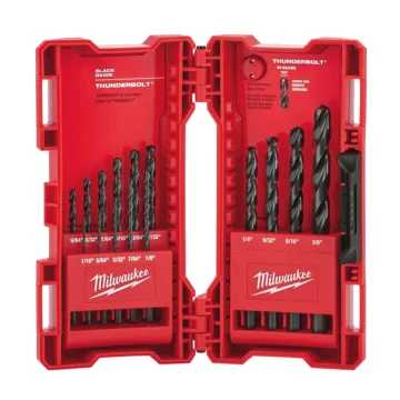 Milwaukee 15PC THUNDERBOLT® Black Oxide Drill Bit Set