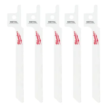 Milwaukee 3-1/2" 24 TPI SAWZALL® Blade for Metal Scroll (5 PK)