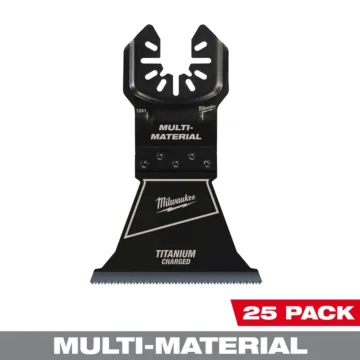 Milwaukee 2-1/2” Bi-Metal Multi-Material Universal Fit Oscillating Multi-Tool Blade (25 PK)